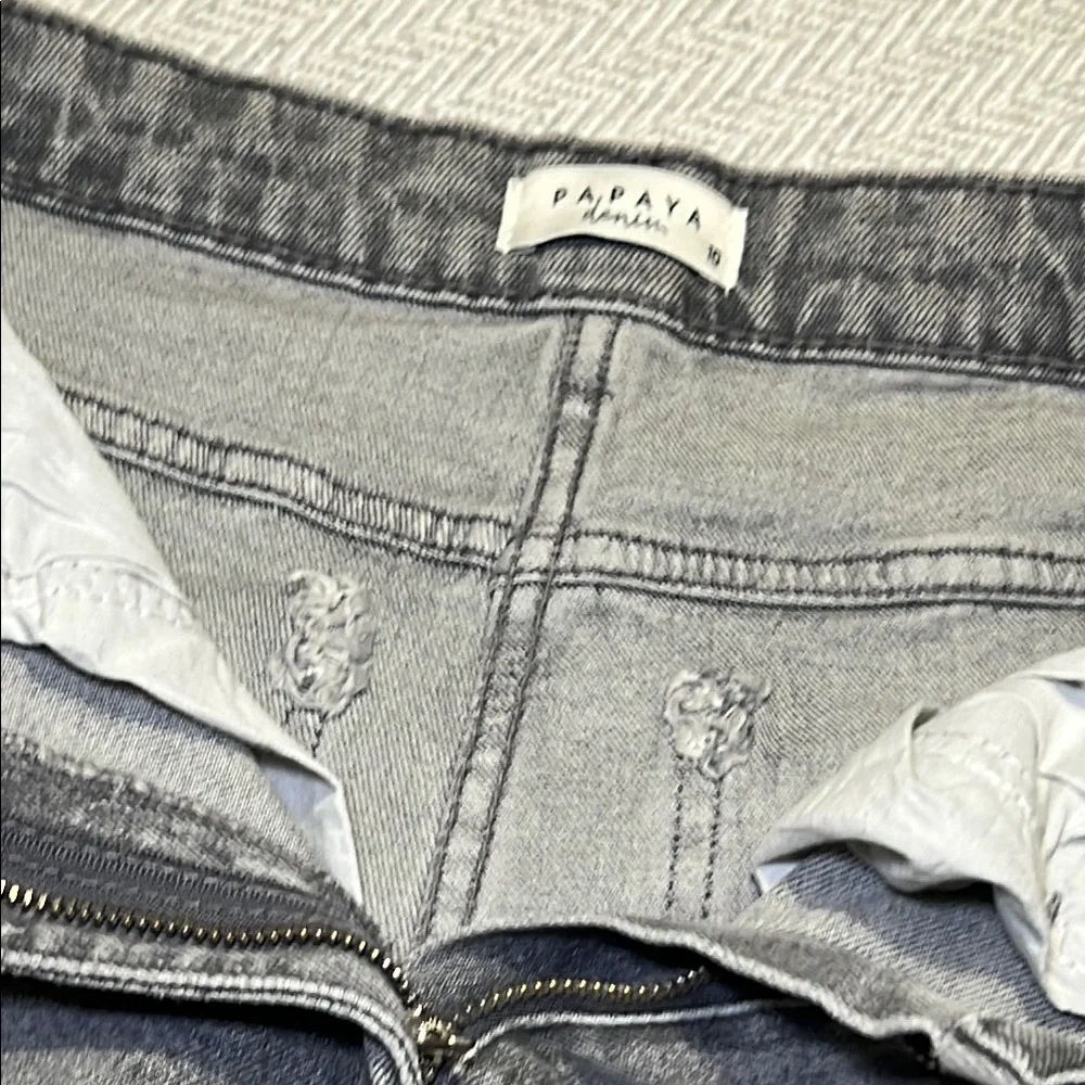Papaya Denim Grey high rise Jeans.  Size 10. - Picture 10 of 11